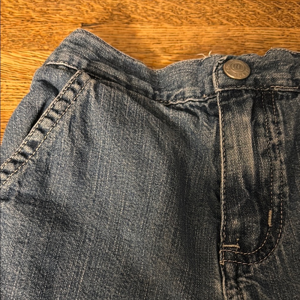 Ralph Lauren Polo Jeans Infant Boys Blue Denim Cargo Shorts size 12-18 months - Picture 4 of 8